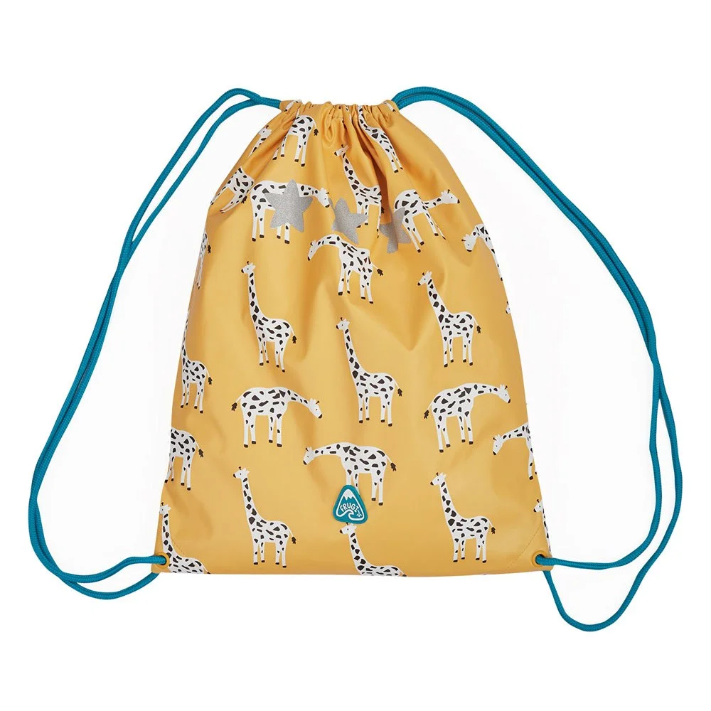 Bag Drawstring Sport Bag FRUGI Good to go Yellow Giraffe sale